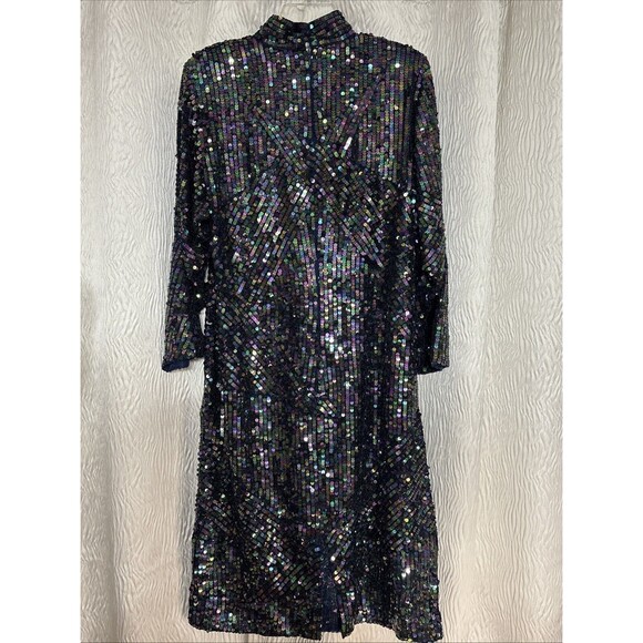 Beautiful!!  VTG Nolan Miller Dynasty Collection Dress/ Sequins/ Size 12 - Picture 2 of 13